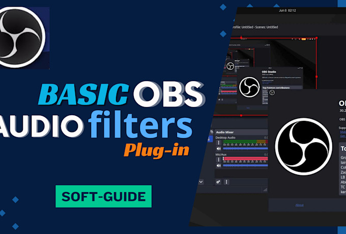 professionally setup obs mic audio with filters and vsts